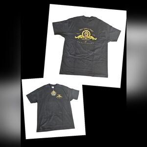 Vintage MGM Metro Goldwyn Mayer 70th Anniversary Black XL T Shirt NWT